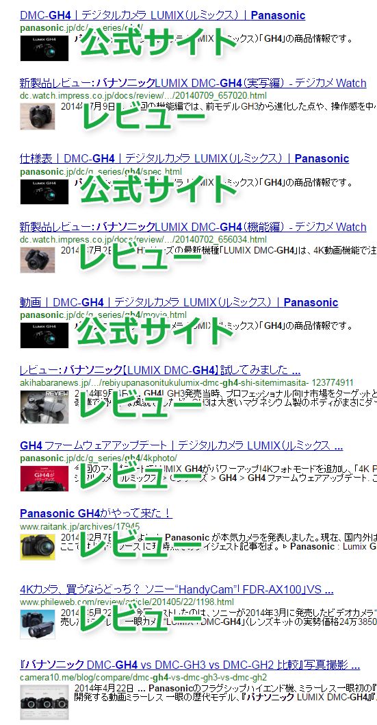 ノイズレスサーチの検索結果